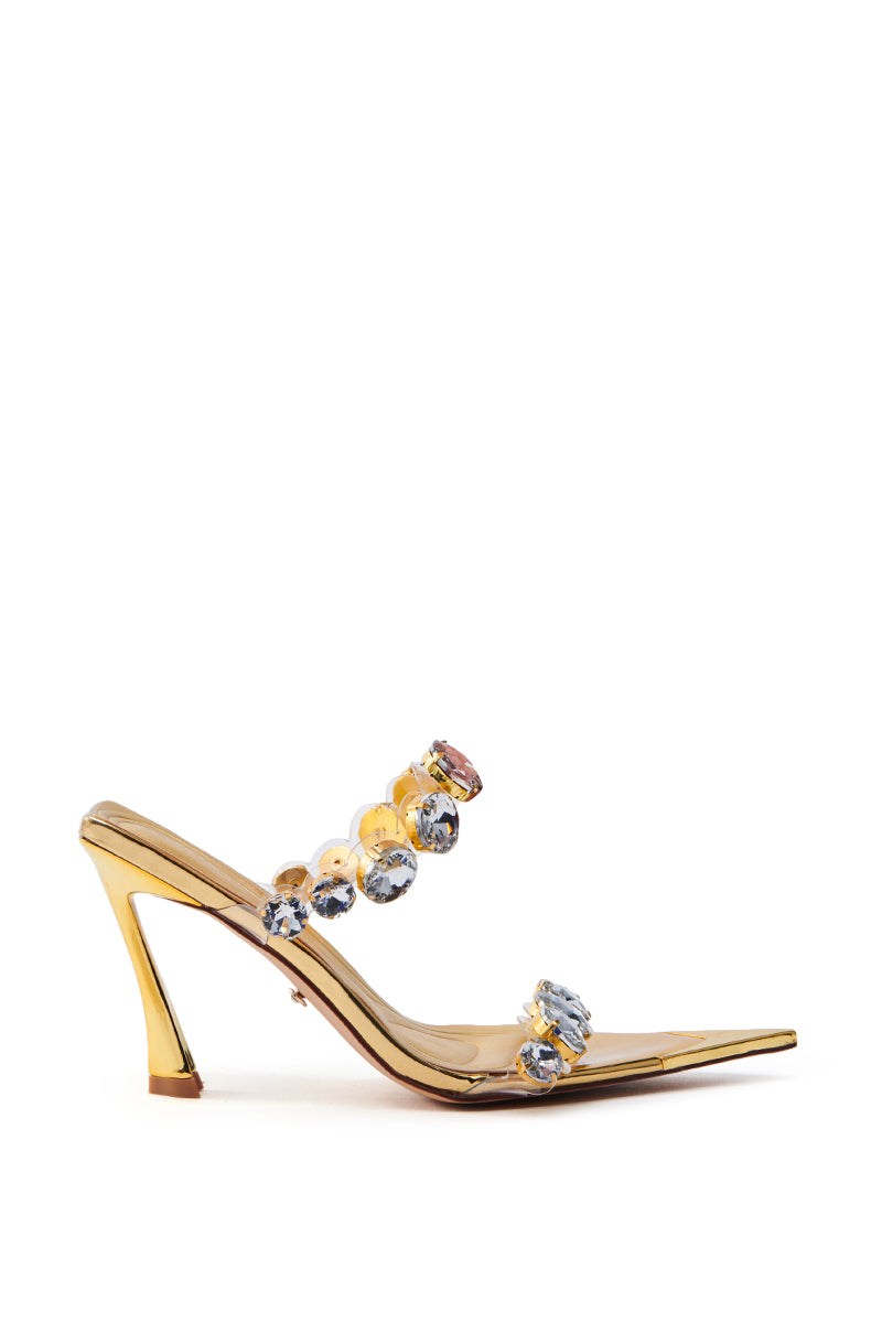 AZALEA WANG PAOLINA GOLD SANDAL