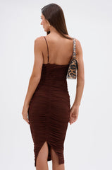 DINA MESH MIDI DRESS