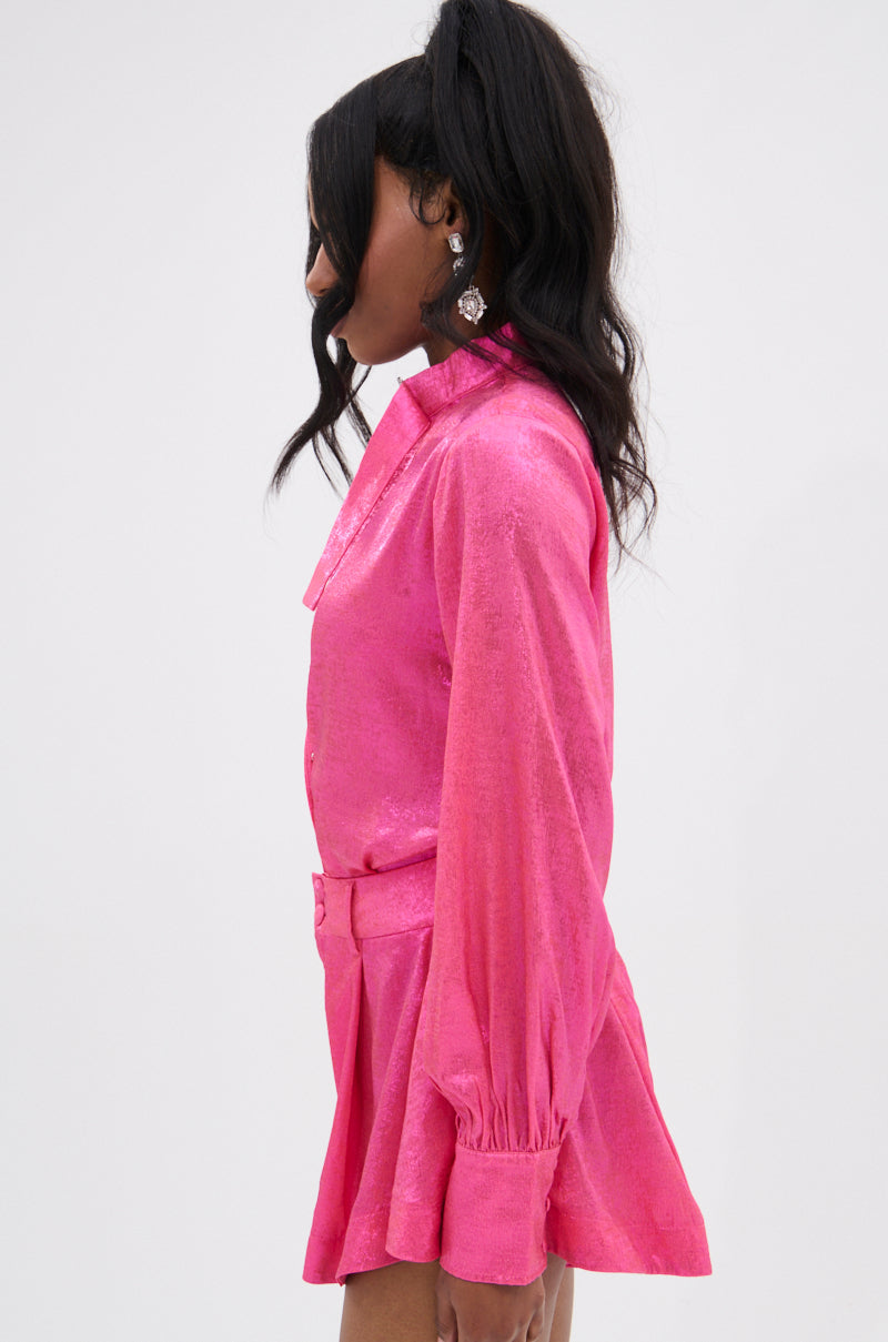 LOOK THIS WAY SHINY BODYSUIT