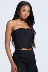 YOU WILL SEE WOVEN TUBE TOP