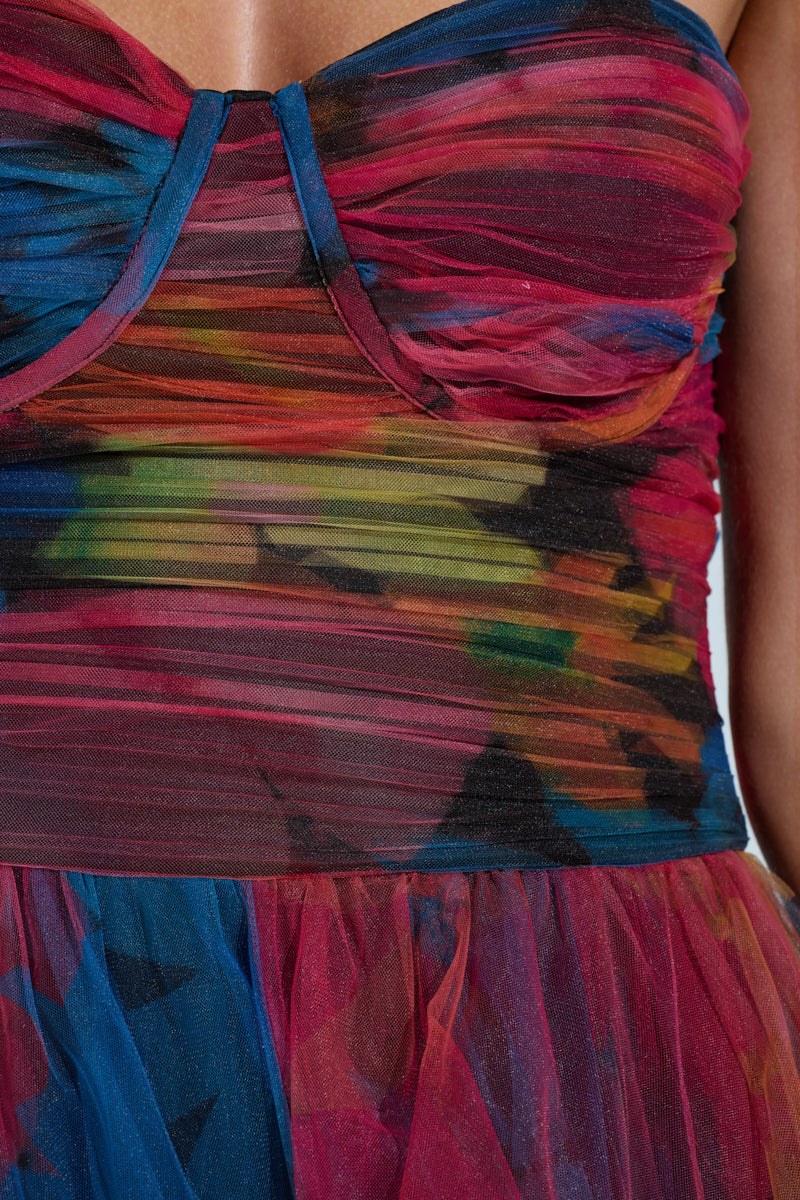 MEGAN STRAPLESS MAXI DRESS