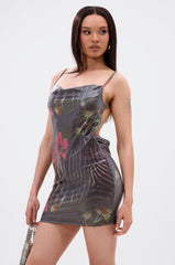 ISLAND GIRL PRINTED MINI DRESS