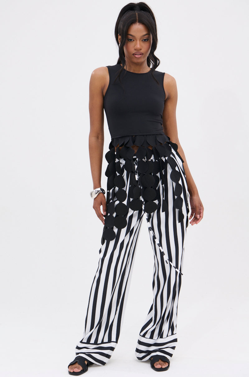 BEETLE JUICE VIBES SATIN PANTS