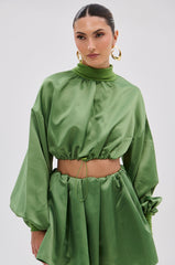 POP IT OFF TURTLENECK BLOUSE