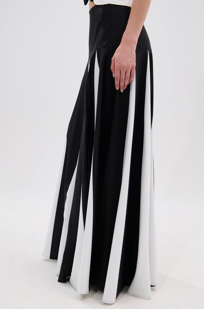 RACHEL SATIN MAXI SKIRT
