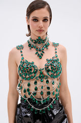 LUCKY ME RHINESTONE BLOUSE