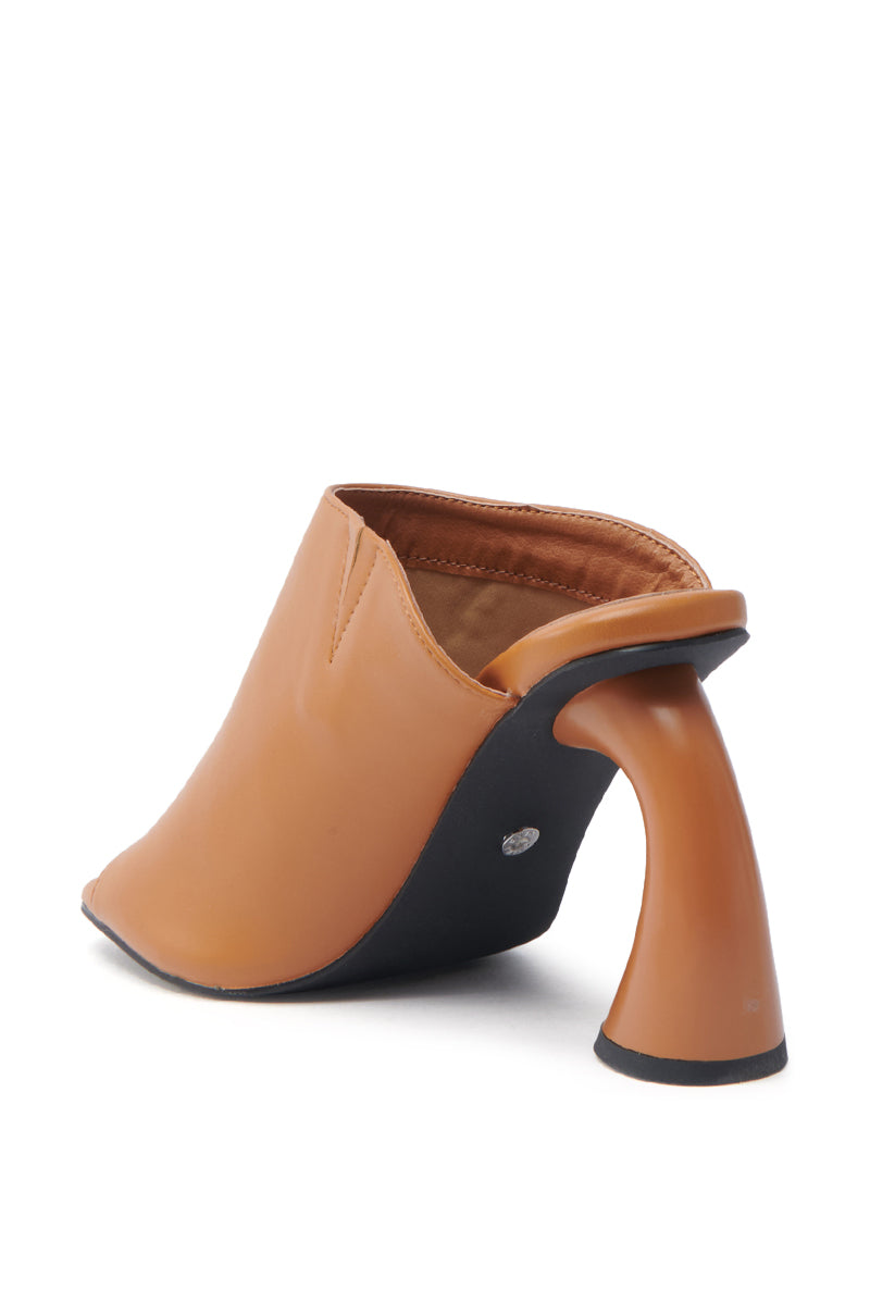 AZALEA WANG TAN SLIP ON MULE SANDAL