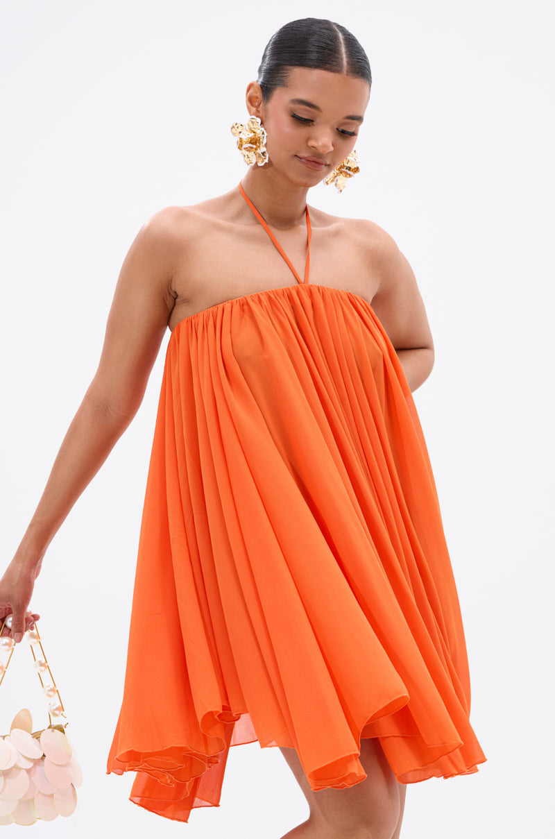 ARIANA CHIFFON SHIFT MINI DRESS