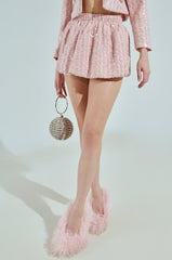 ALINNA TWEED BUBBLE SKIRT