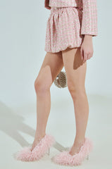 ALINNA TWEED BUBBLE SKIRT