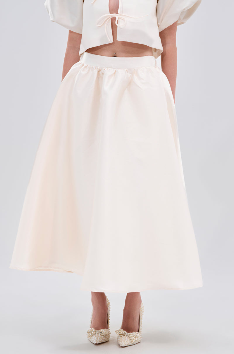 GIRL POWER MIDI SKIRT