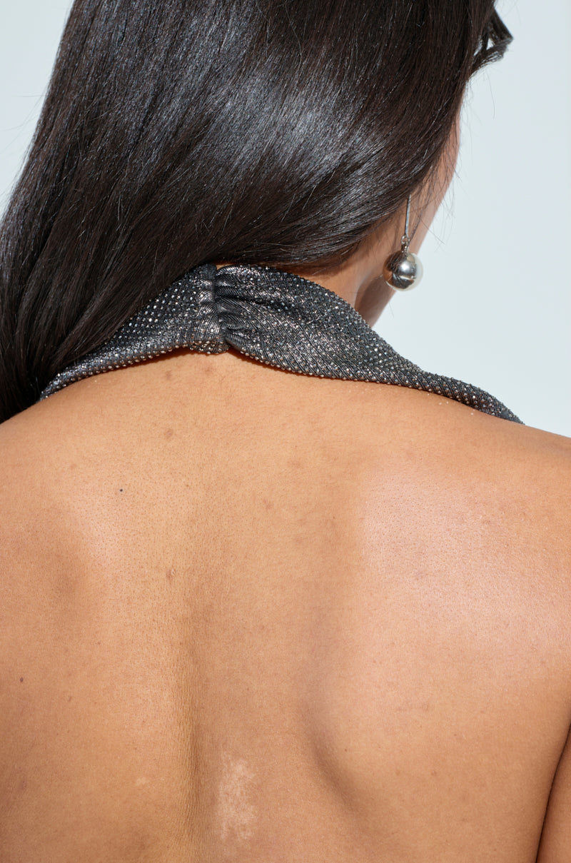 HEARTBREAKER RHINESTONE MINI DRESS