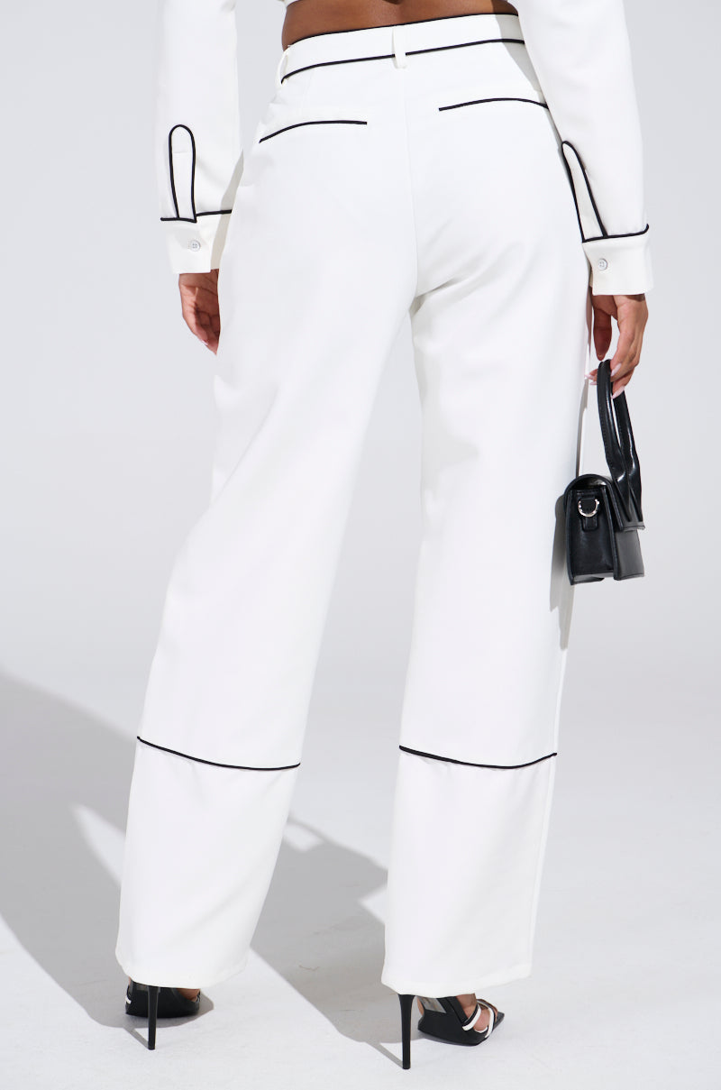 LISA CUFFED WOVEN PANT