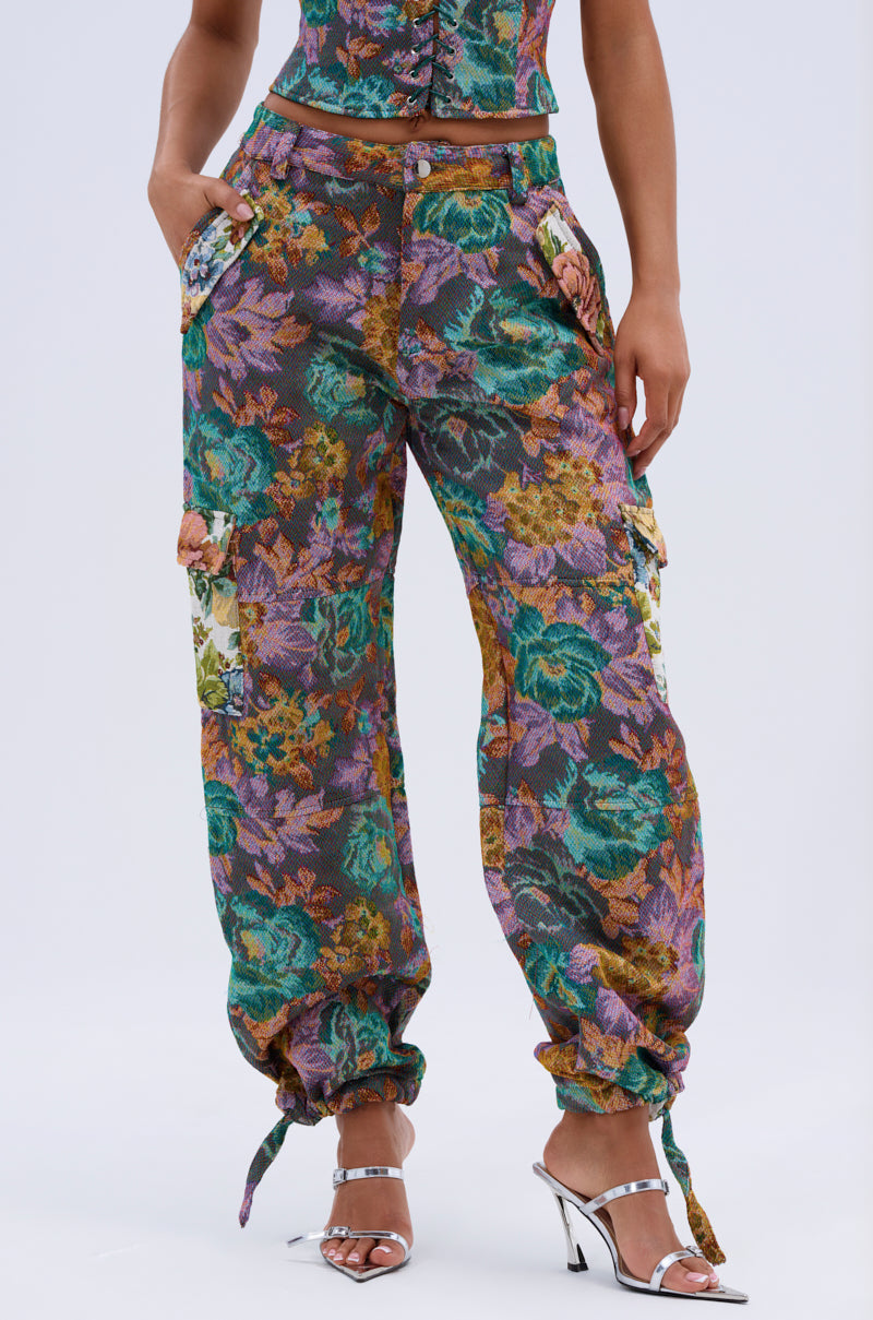 LOGAN SQUARE JACQUARD CARGO PANT