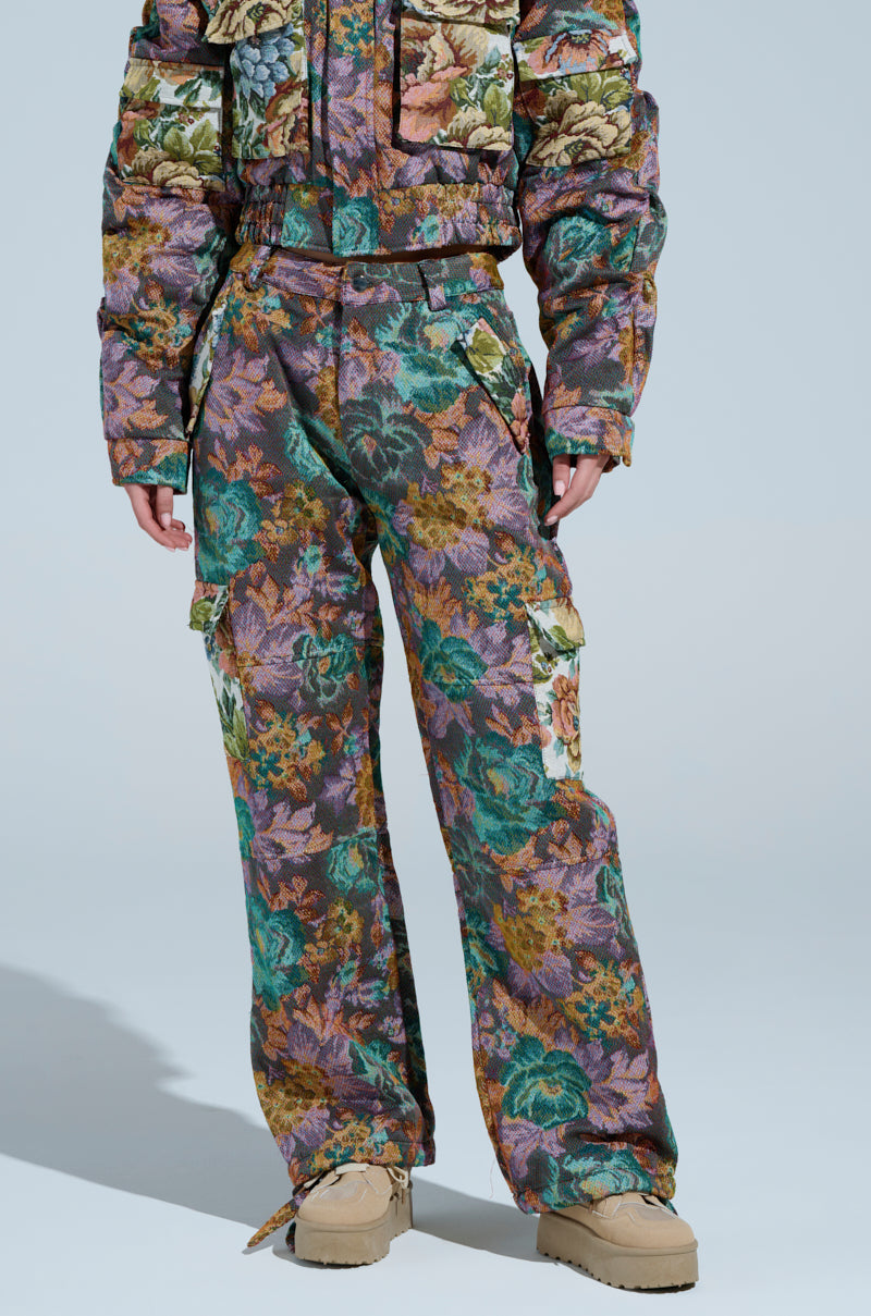 LOGAN SQUARE JACQUARD CARGO PANT