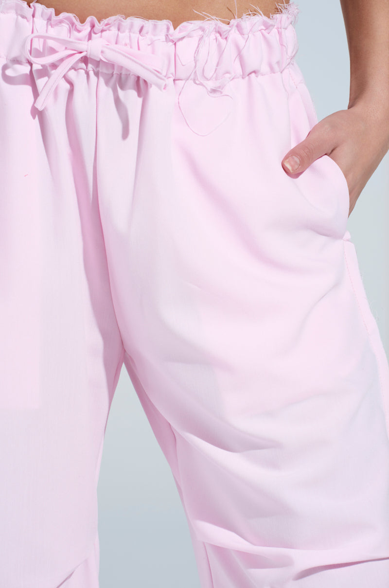 KALI RUCHED WIDE LEG PANT