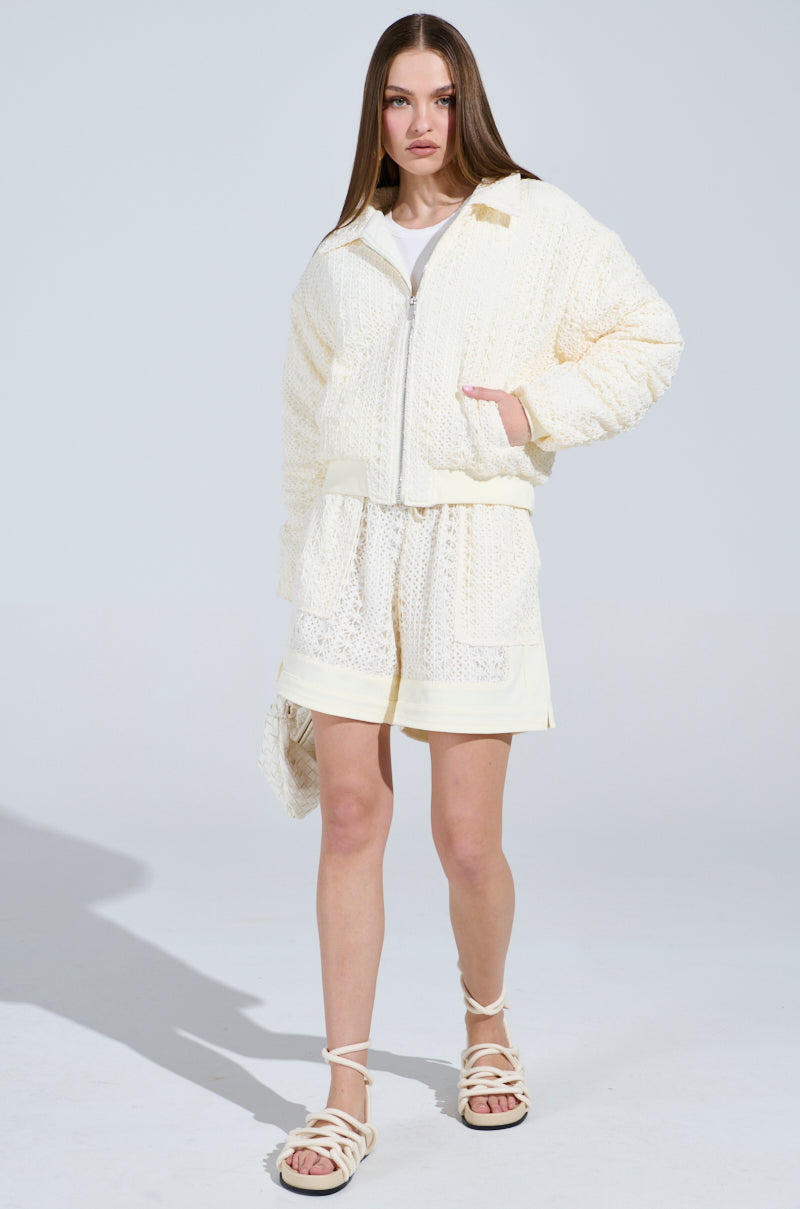 BROOKLYN CROCHET BOMBER