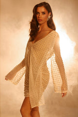 ALYSSA RHINESTONE MINI DRESS