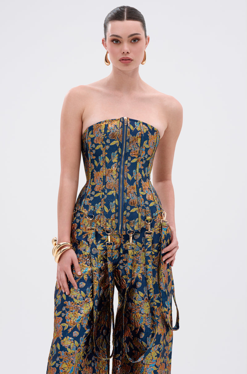 SURRENDER FLORAL CORSET