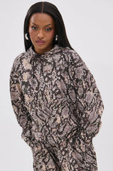 PYTHON HOODED SWEATSHIRT