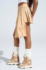 SHARI BABY PLEATED MINI SKIRT