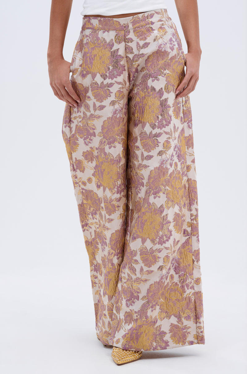 SLOW MOTION BROCADE TROUSER