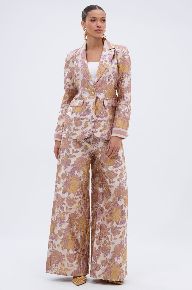 SLOW MOTION BROCADE TROUSER