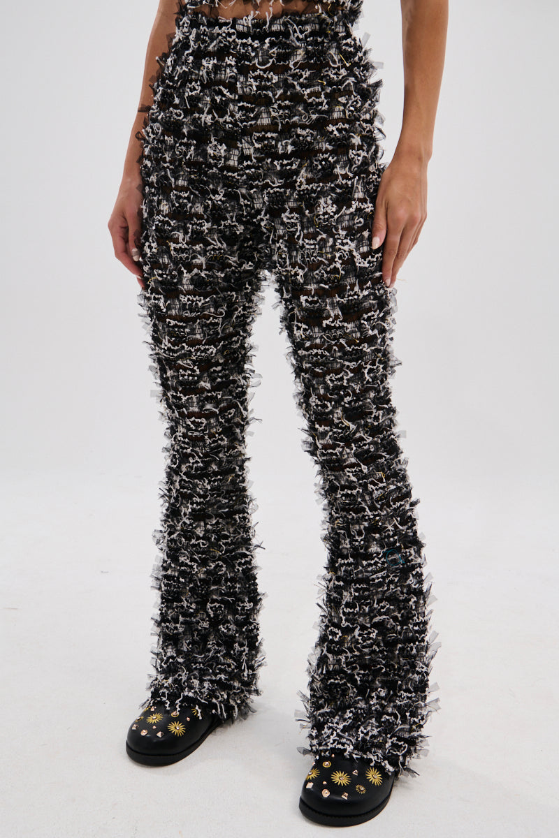 CRAZY FOR YOU FRINGE FLARE LEGGING