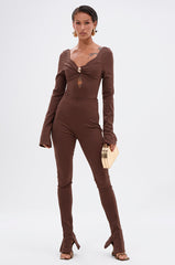 LUX LIFE SEAMLESS LEGGING IN BROWN