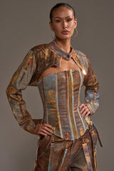 IN THE FUTURE RHINESTONE BOLERO