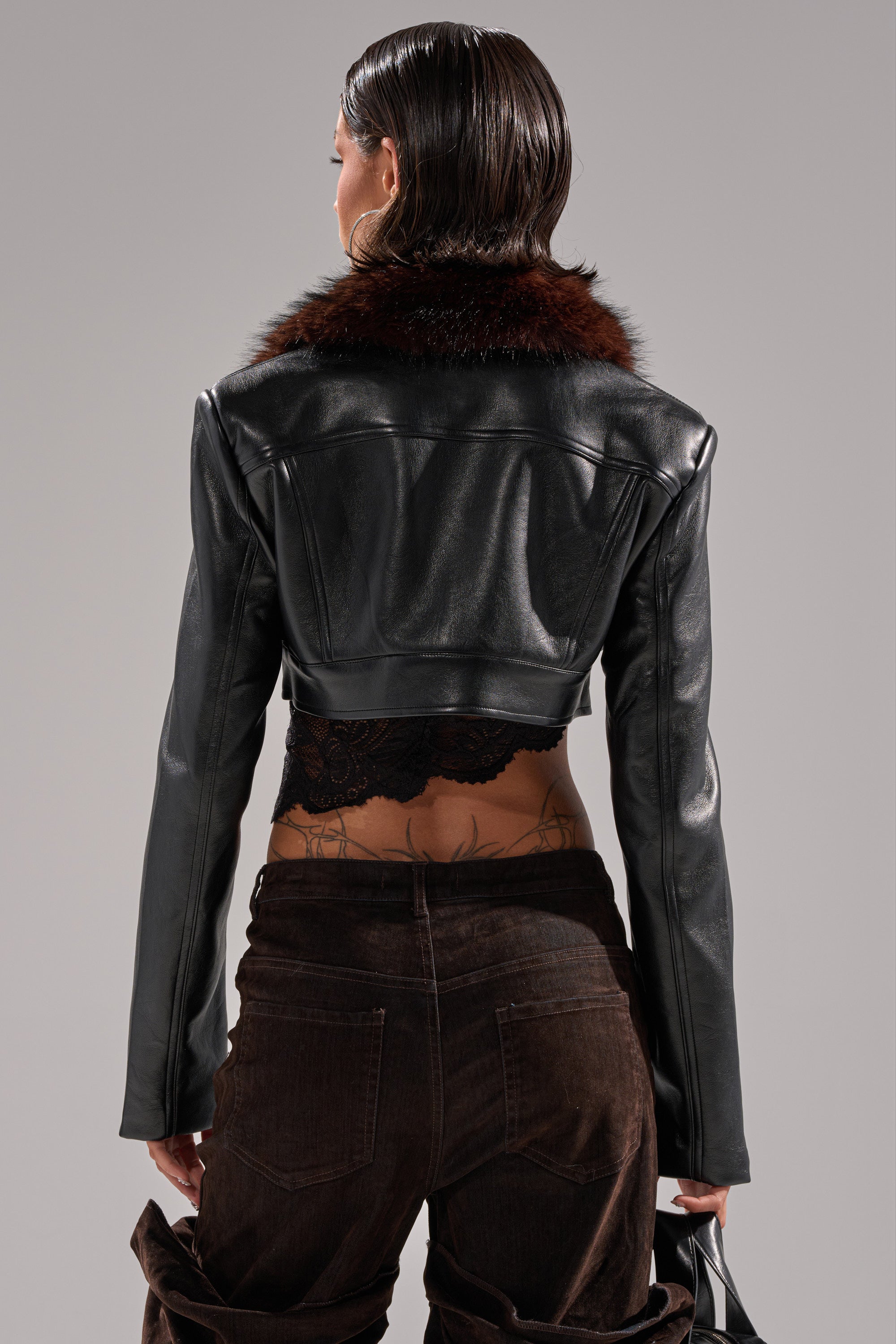 VICTORIA FUR TRIM MOTO