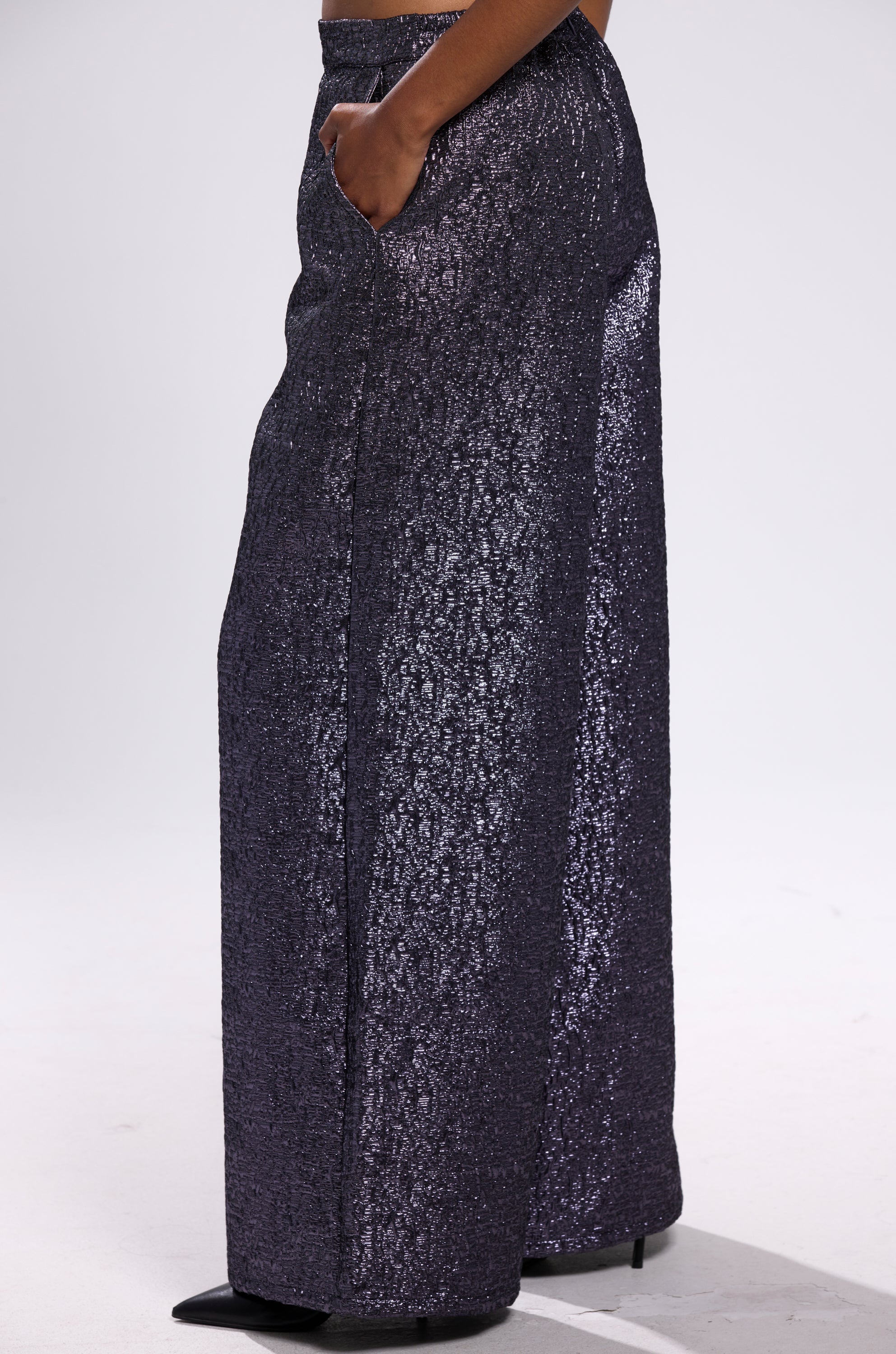 HIGH STANDARD BROCADE TROUSER