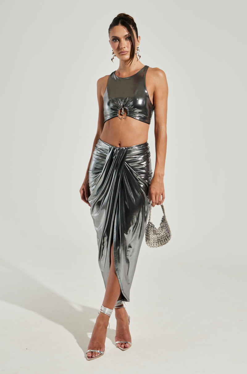 CAN'T STOP MY SHINE MAXI SKIRT
