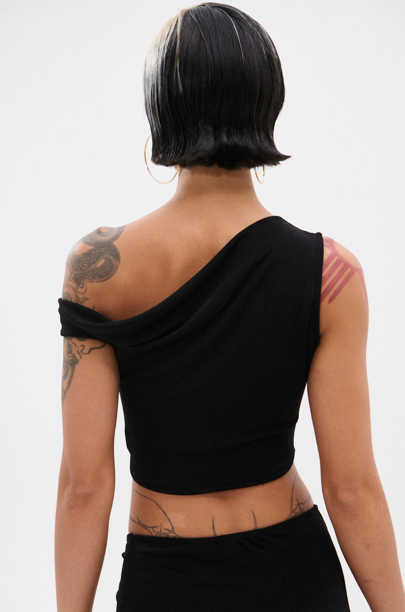 KYLIE SLINKY OFF THE SHOULDER BLOUSE