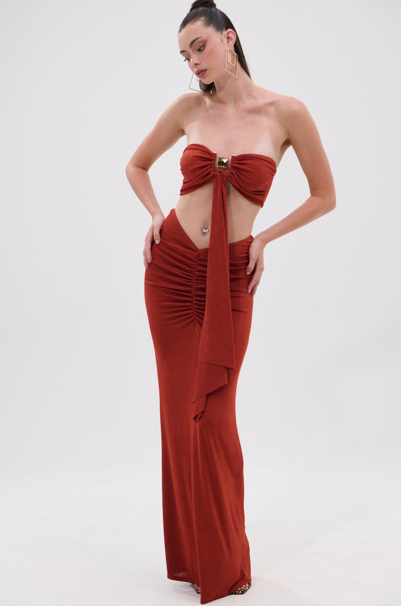 ON MY MIND SLINKY MAXI SKIRT