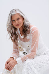 GABRIELLA EMBELLISHED MESH TOP