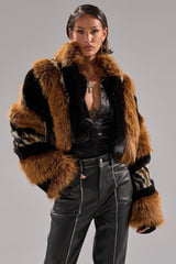 TWISTER PATCHWORK FAUX FUR