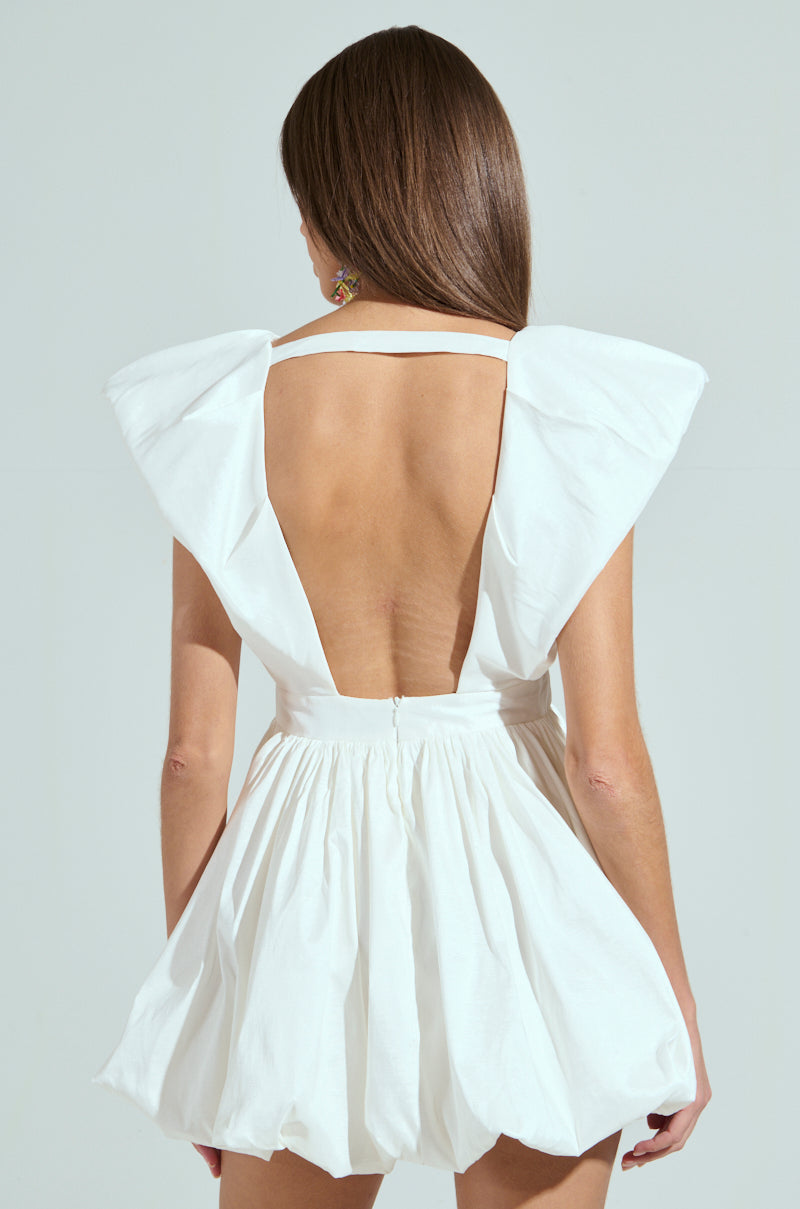 FAR GONE WHITE MINI DRESS