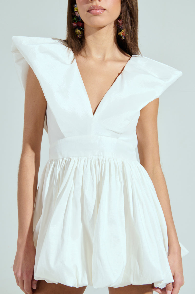 FAR GONE WHITE MINI DRESS