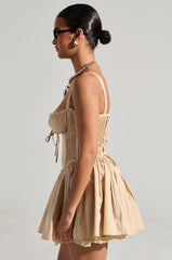 SPIN ABOUT YOU POPLIN MINI DRESS