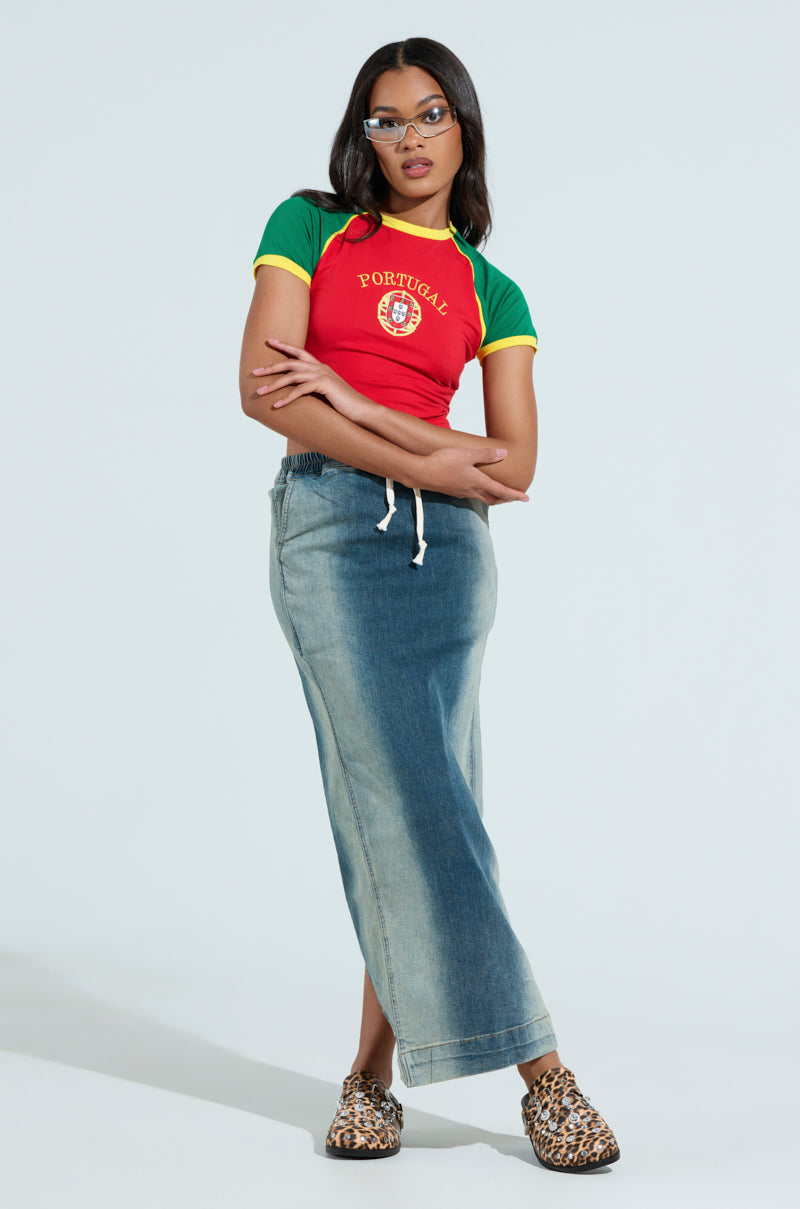 SIDE THOUGHTS MAXI SKIRT