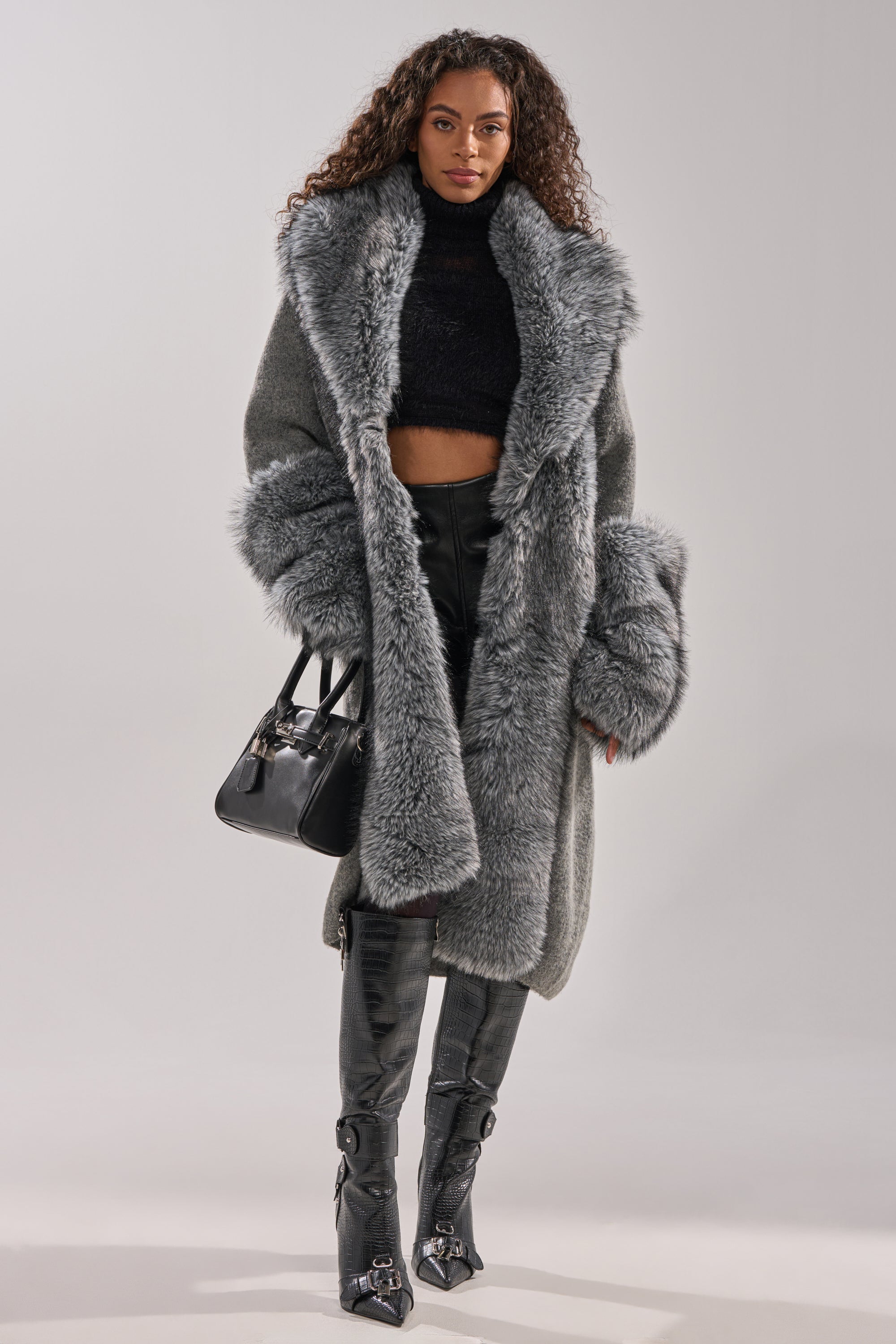 RICH FLEX LONG CARDIGAN