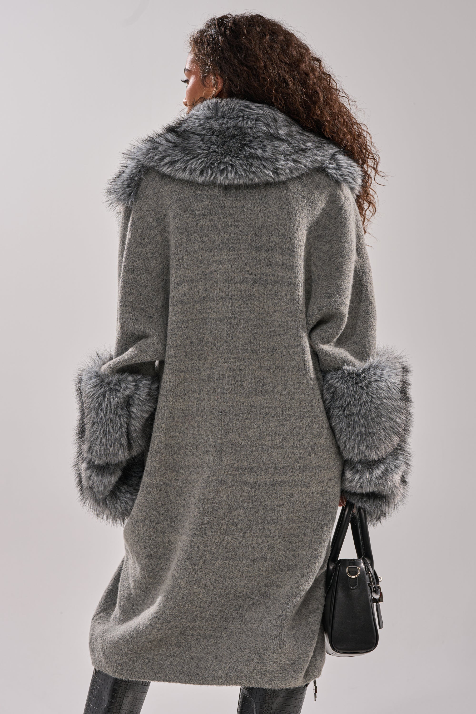 RICH FLEX LONG CARDIGAN