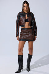 NO PICTURES PLEASE MINI SKIRT