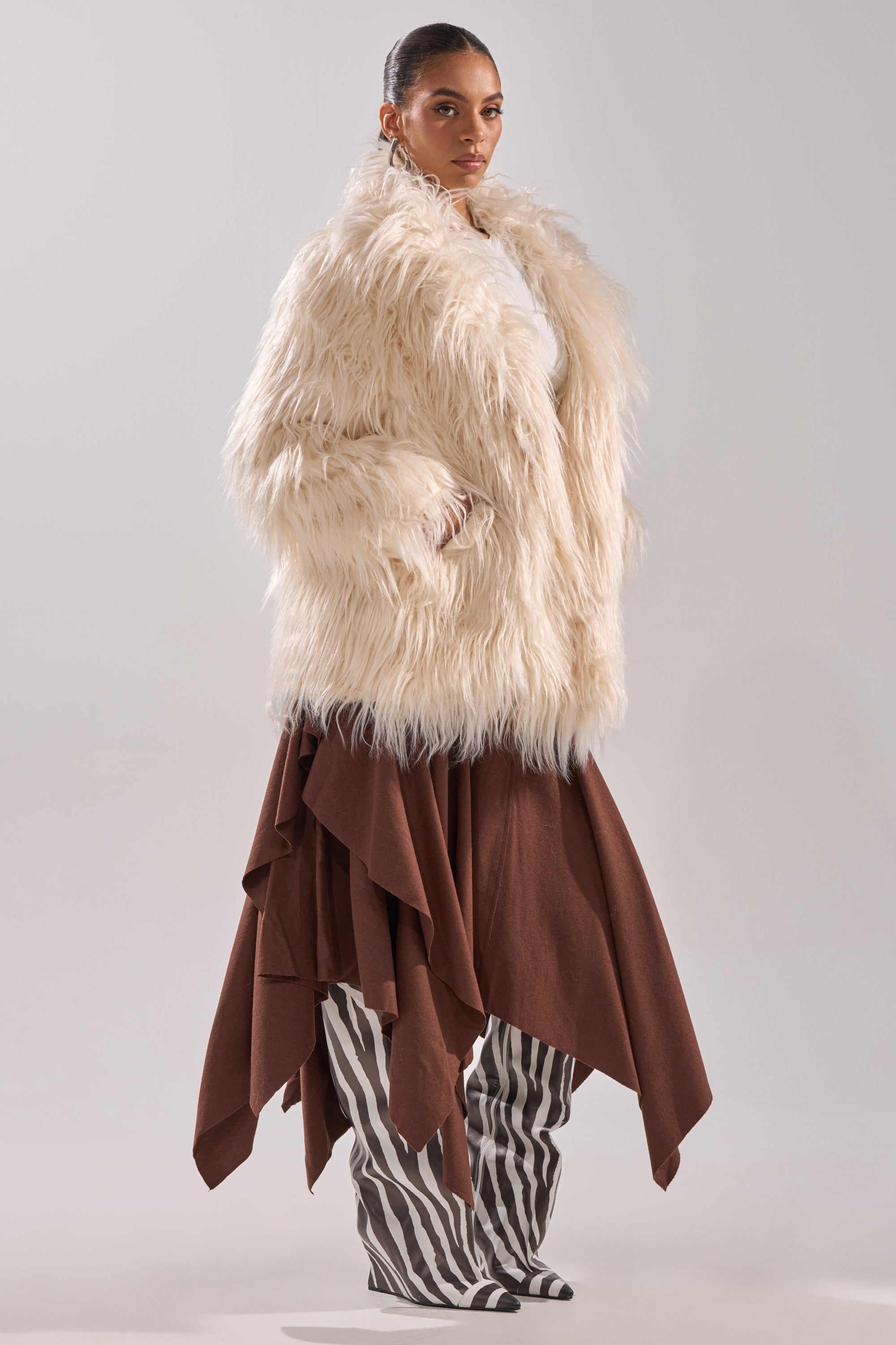 PARK CITY FAUX FUR COAT