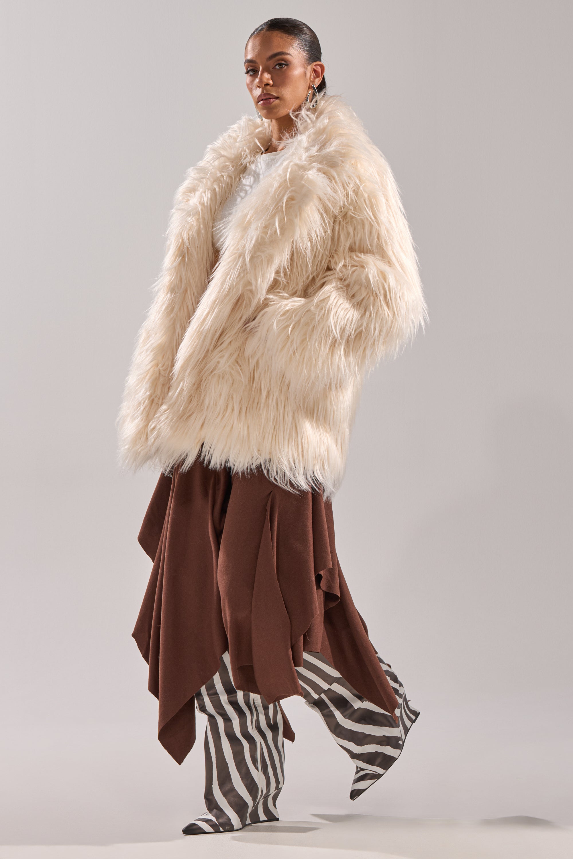 PARK CITY FAUX FUR COAT