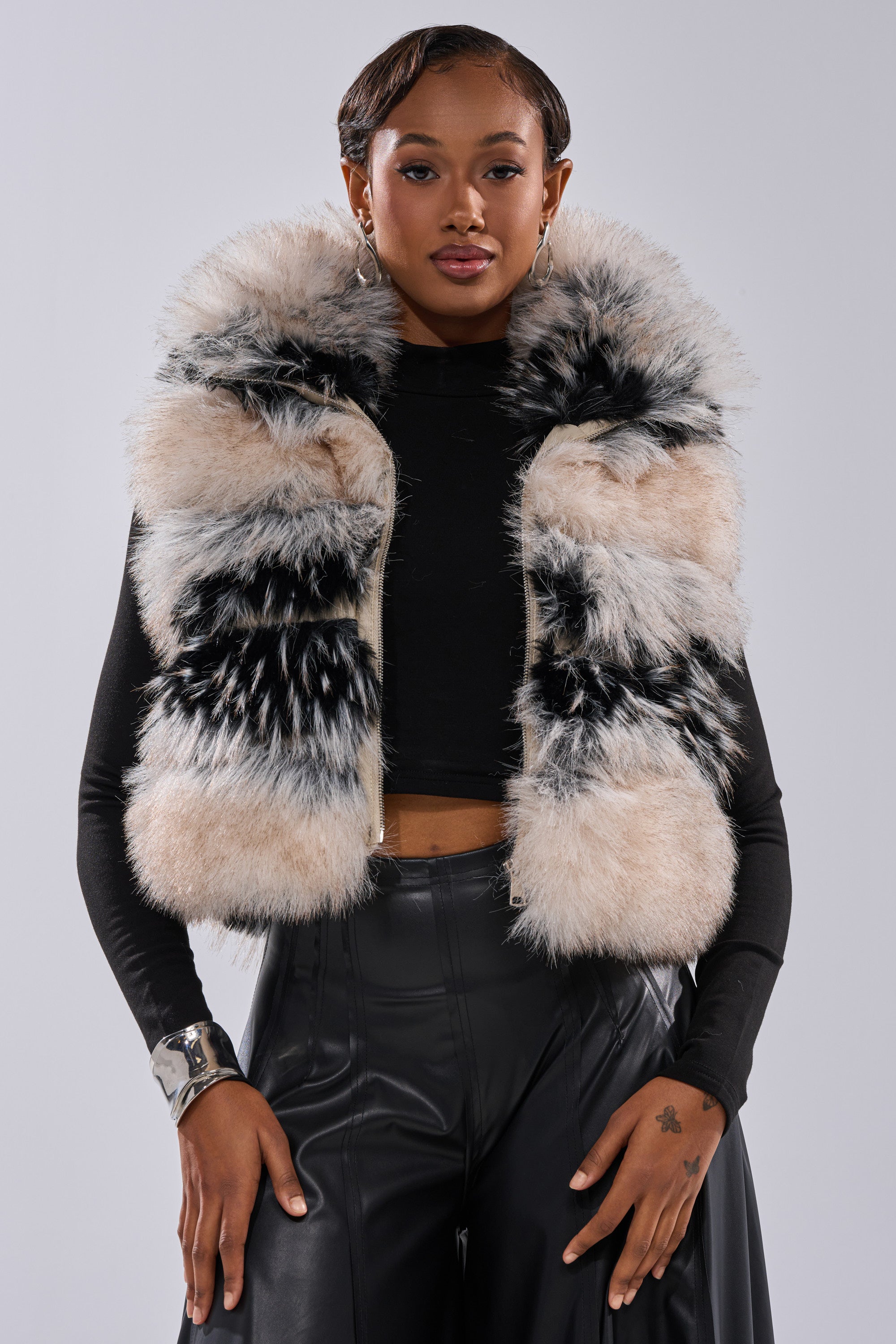 KIKI FAUX FUR VEST