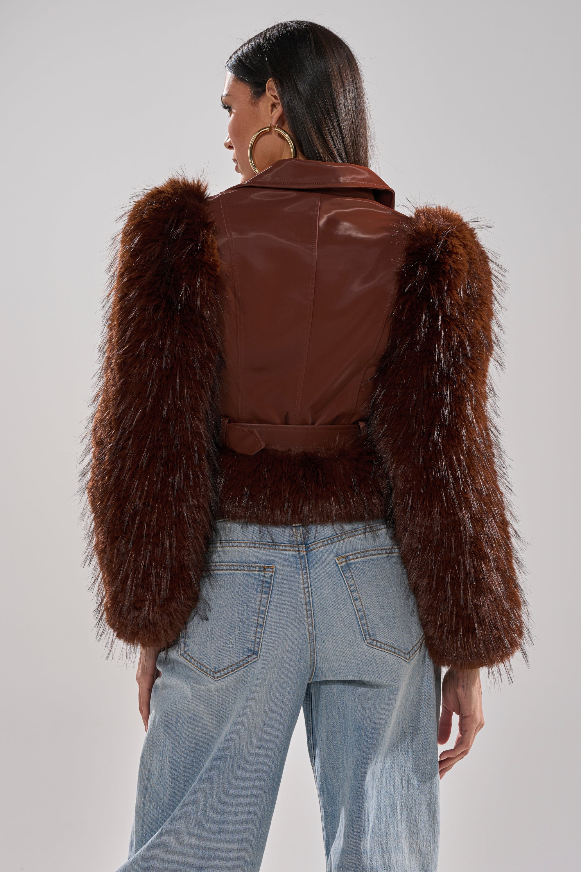 SPEND IT ALL FUR TRIM MOTO