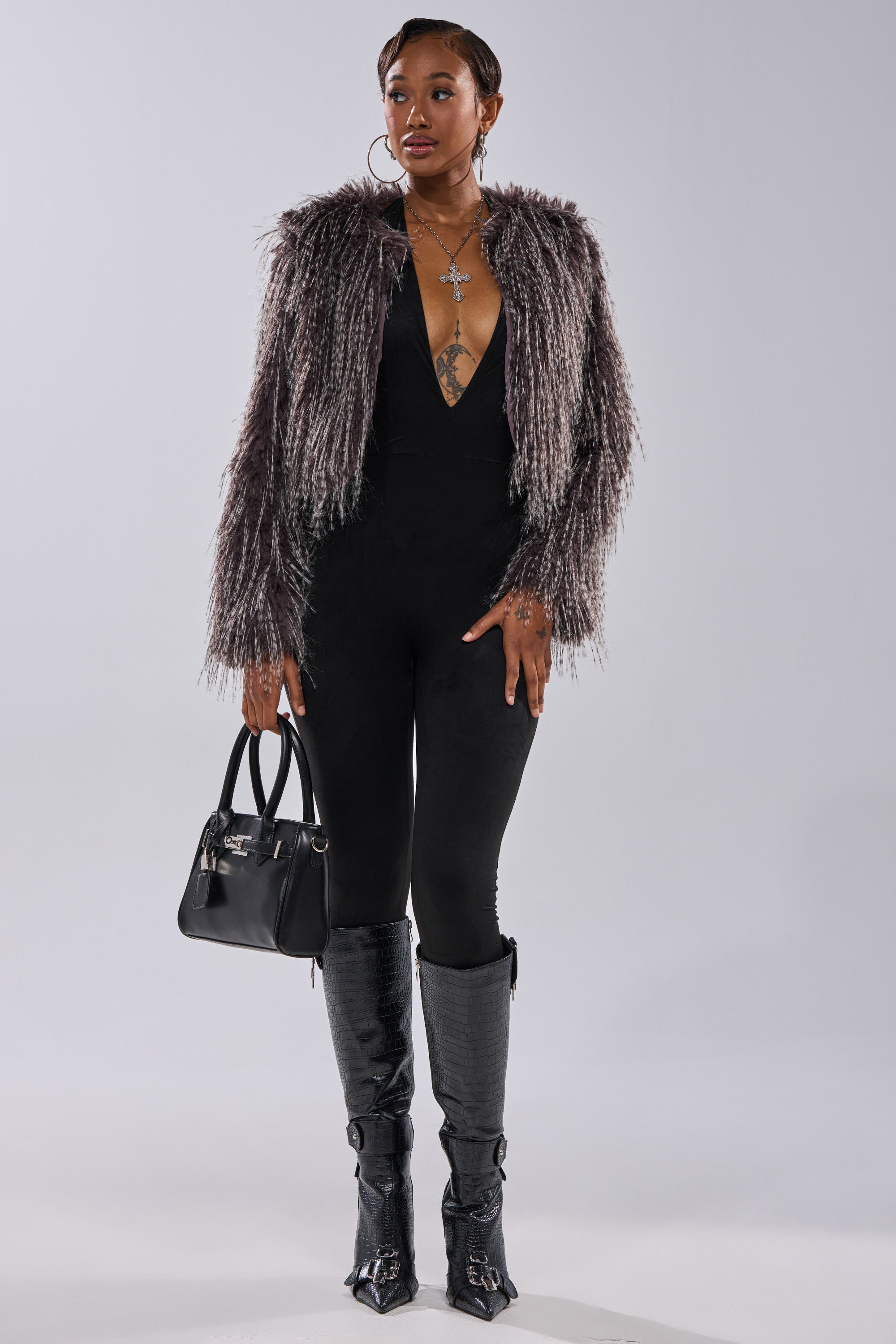 BIRDS OF A FEATHER SHAGGY FAUX FUR