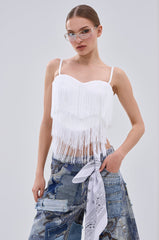 SHAKE IT FOR ME FRINGE BLOUSE